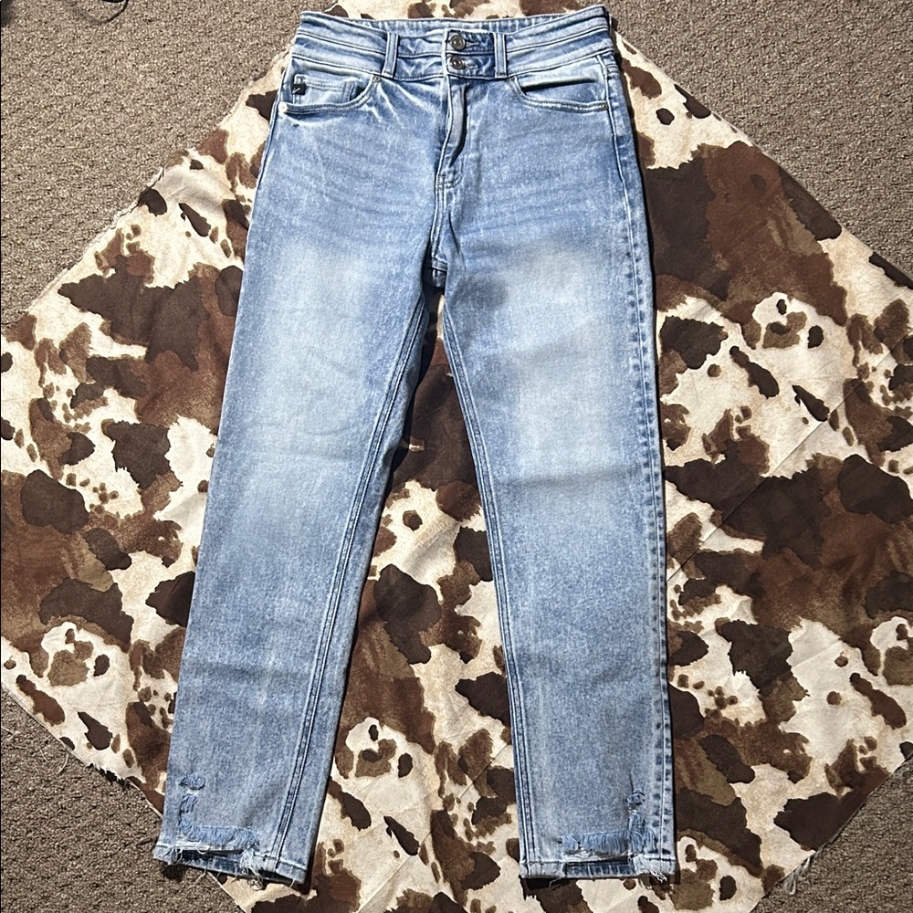 Kancan Light Wash Slim Straight Jeans 26/27